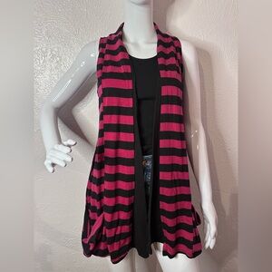 Pink and black overlay Jacket sz m